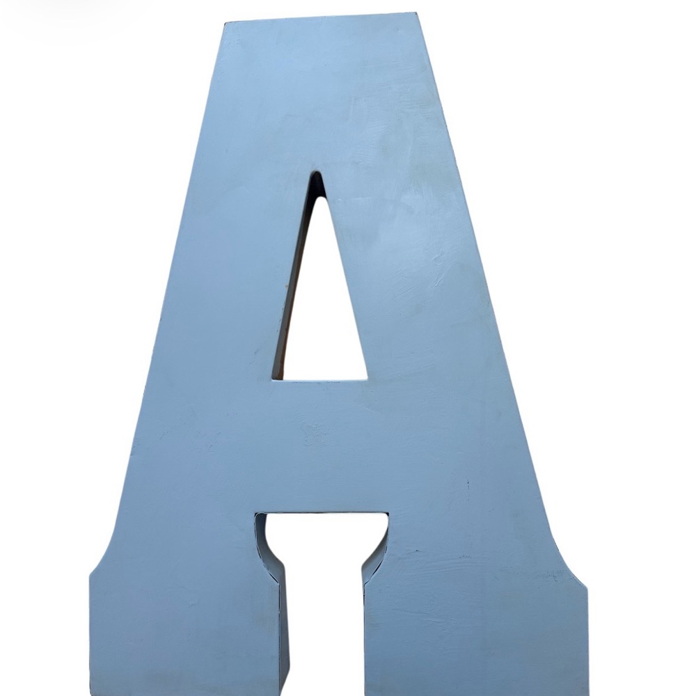 Blue Decorative Letter Wall Art